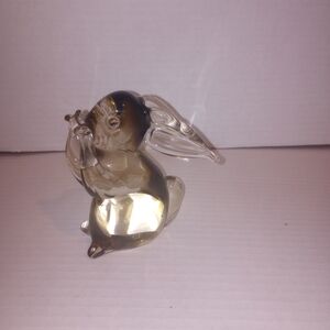 Glass Bunny Rabbit Murano Figurine